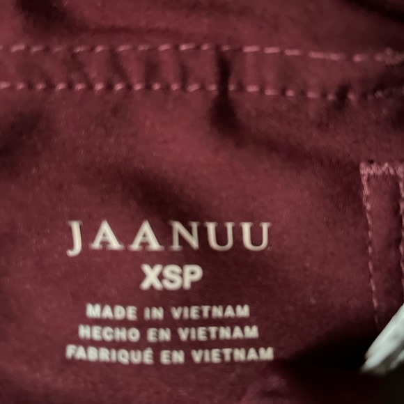 Jaanuu XS Burgundy/Rose Gold  XS tulip/ cargo jogger XSP set - Picture 2 of 6